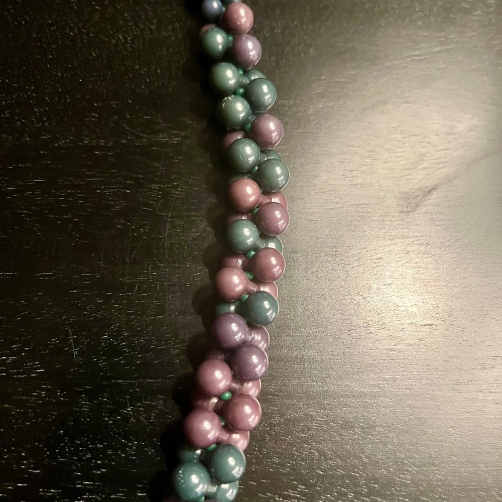 1960’s Miriam Haskell Elegant Barbell Necklace RARE - Picture 3 of 5